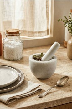 Ступка - білий