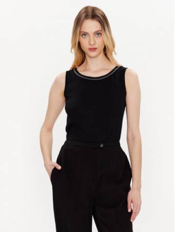 Fabiana Filippi Топ JED273W150 Чорний Regular Fit Fabiana Filippi Топ JED273W150 Чорний Regular Fit