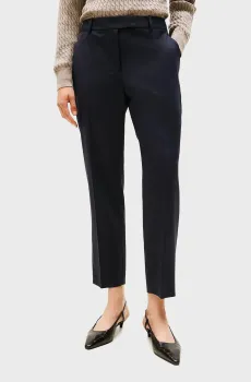 Женские черные брюки TIMELESS WOOL SLIM Черный XS Tommy Hilfiger WW0WW48353