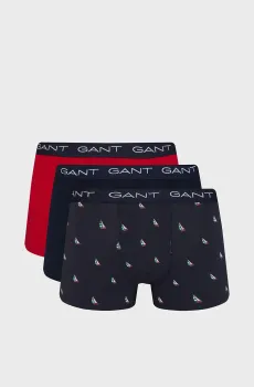 Мужские боксеры (3 шт) BOAT PRINT TRUNK 3 PACK Разноцветный S Gant 902513013