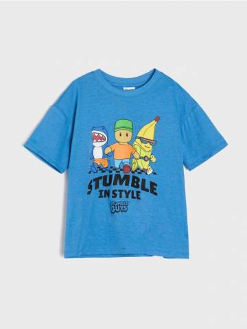 Футболка Stumble Guys - steel blue Футболка Stumble Guys - steel blue