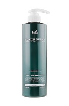 Уценка! Шампунь Lador Wonder Bubble Shampoo для глубокого увлажнения и придания объема волосам, 600 мл