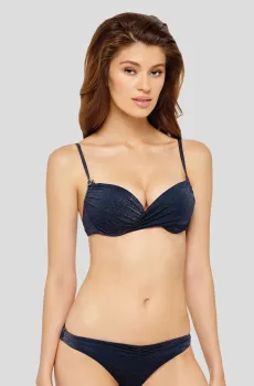 Женский темно-синий лиф от купальника Синий 36A MARC&ANDRE L2022-Y-742