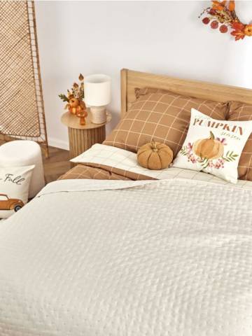 Покривало 220 см × 240 см - нюдовий