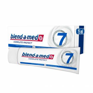 Зубная паста blend-a-med Complete Protect 7 Кристальная белизна, 75 мл Зубная паста blend-a-med Complete Protect 7 Кристальная белизна, 75 мл