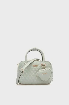 Женская мятная сумка ATABEY BOX SATCHEL Ментоловый ONESIZE Guess HWQG9894050