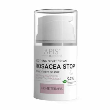Успокаивающий ночной крем для лица Apis Natural Cosmetics Rosacea-Stop Redness Night Cream, 50 мл Успокаивающий ночной крем для лица Apis Natural Cosmetics Rosacea-Stop Redness Night Cream, 50 мл