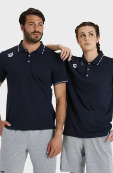 Темно-синее поло (унисекс) Синий S Arena 004901-700