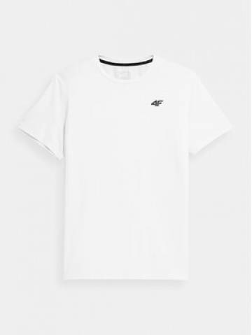 4F Футболка 4FWSS24TFTSM598 Білий Regular Fit 4F Футболка 4FWSS24TFTSM598 Білий Regular Fit