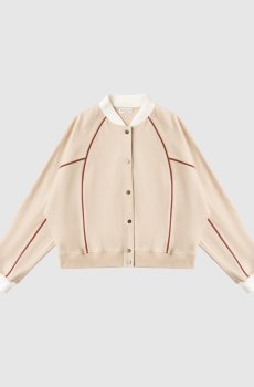 Детская бежевая спортивная куртка