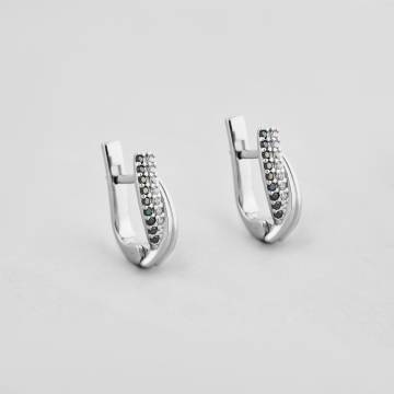 Серебряные серьги Minimal 1888 Серебряные серьги Minimal 1888