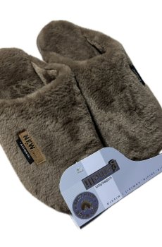 Мужские комнатные тапочки Gemelli Один, закрытые, коричневые, размер 45