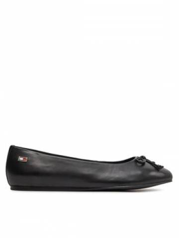 Tommy Hilfiger Балетки Essential Chic Ballerina FW0FW08059 Чорний Tommy Hilfiger Балетки Essential Chic Ballerina FW0FW08059 Чорний