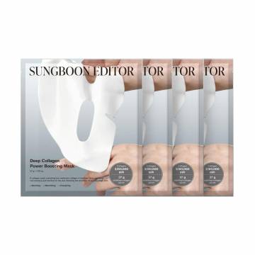 Лифтинговая гидрогелевая маска для лица Sungboon Editor Deep Collagen Power Boosting Mask с коллагеном, 4*37 г Лифтинговая гидрогелевая маска для лица Sungboon Editor Deep Collagen Power Boosting Mask с коллагеном, 4*37 г