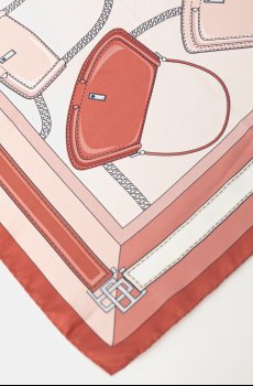 Шелковый платок на шею BOSS Lainy