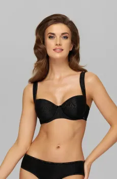 Женский черный бюстгальтер Черный 70E MARC&ANDRE W22-1019-BNF-LY