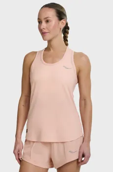 Женская пудровая майка STOPWATCH SINGLET Розовый S Saucony SAW800482-CMH