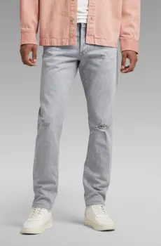 Мужские светло-серые джинсы 3301 Slim Серый 29-32 G-Star RAW 51001,D324