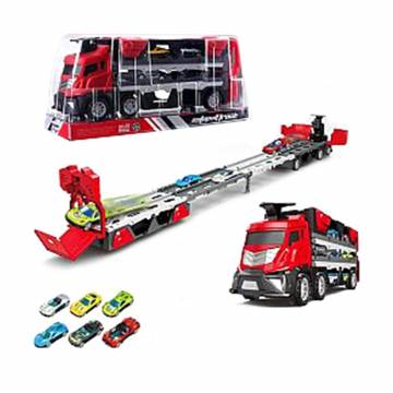 Детский автовоз YG Toys Инерционный, с машинками, от 3 лет, (802M) Детский автовоз YG Toys Инерционный, с машинками, от 3 лет, (802M)