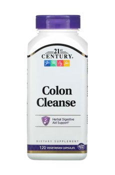 Очищение кишечника 21st Century Colon Cleanse, 120 вегетарианских капсул
