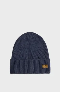 Мужская темно-синяя шапка Geffo Long Синий ONESIZE G-Star RAW D25511,D784