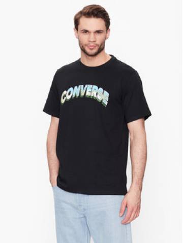 Converse Футболка Cloud Fill 10024589-A02 Чорний Regular Fit Converse Футболка Cloud Fill 10024589-A02 Чорний Regular Fit