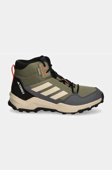 Детские ботинки adidas TERREX TERREX AX4R R.RDY MID цвет зелёный IF6518 Детские ботинки adidas TERREX TERREX AX4R R.RDY MID цвет зелёный IF6518