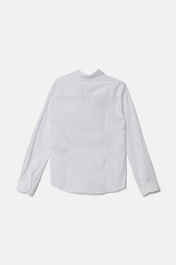 Детская рубашка Emporio Armani цвет белый 8N4CJ0 1N06Z Детская рубашка Emporio Armani цвет белый 8N4CJ0 1N06Z