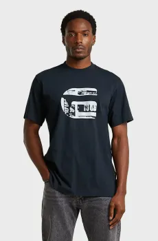 Мужская темно-синяя футболка G icon Синий XXL G-Star RAW D28823,E385