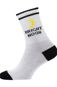 Носки женские Siela RT1322-078 Bright Moon, спортивные, бело-черные, размер 39-42