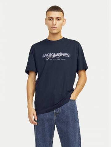 Jack&Jones Футболка Alvis 12256803 Cиній Standard Fit Jack&Jones Футболка Alvis 12256803 Cиній Standard Fit