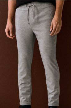 Штани з домішкою віскози - сірий