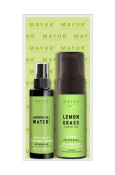 Подарочный набор для лица и тела Mayur Лемонграсc (душистая вода, 100 мл + пенка для умывания, 150 мл)