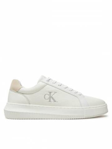 Calvin Klein Jeans Снікерcи Chunky Cupsole Low Mg YM0YM01253 Білий Calvin Klein Jeans Снікерcи Chunky Cupsole Low Mg YM0YM01253 Білий