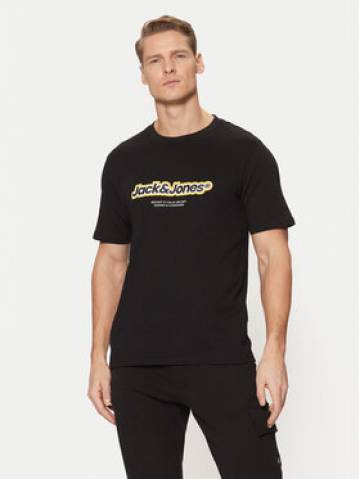 Jack&Jones Футболка Vesterbro 12265740 Чорний Relaxed Fit Jack&Jones Футболка Vesterbro 12265740 Чорний Relaxed Fit