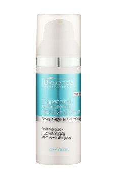 Осветляющий крем для лица Bielenda Professional Oxy Glow Oxygenating & Brightening Revitalizing Cream, 50 мл