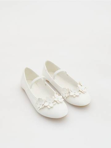 Reserved - LADIES` BALLERINAS - білий - 622DL-00X Reserved - LADIES` BALLERINAS - білий - 622DL-00X