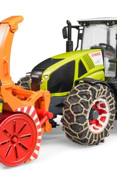 Трактор Bruder Claas Axion 950 для прибирання снігу (03017)