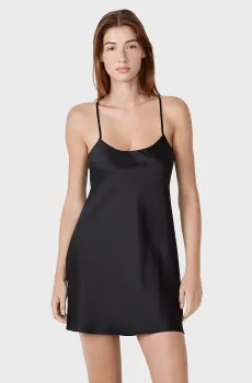 Женская черная ночная рубашка ATTITUDE Черный M Etam 6555675