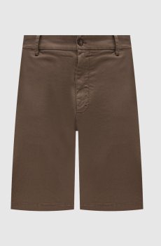 Коричневые шорты с хлопком