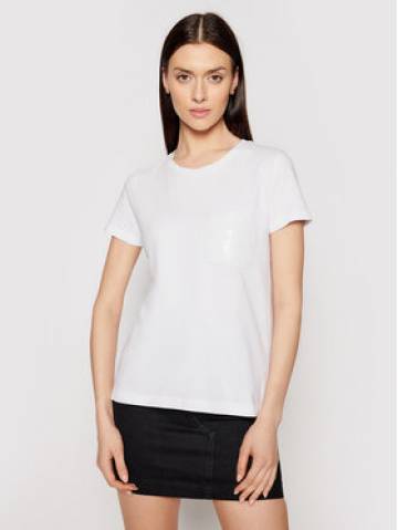 DKNY Футболка P0RAOC2R Білий Regular Fit DKNY Футболка P0RAOC2R Білий Regular Fit