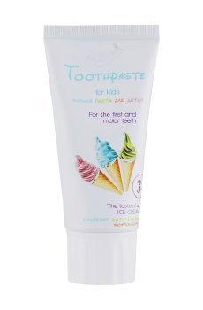 Детская зубная паста Bioton Сosmetics Ice Сream, 50 мл