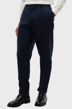 Мужские темно-синие шерстяные брюки ny tech wool pants Синий 46 Tommy Hilfiger MW0MW44865
