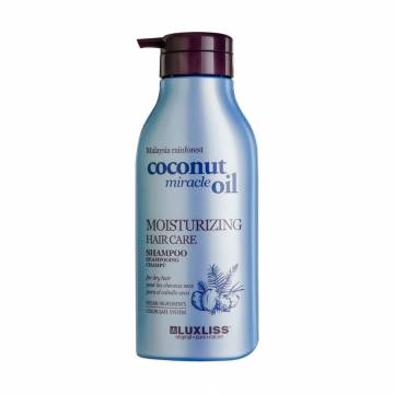 Увлажняющий шампунь для волос Luxliss Malaysia Rainforest Moisturizing Hair Care Shampoo Coconut Miracle Oil, 500 мл Увлажняющий шампунь для волос Luxliss Malaysia Rainforest Moisturizing Hair Care Shampoo Coconut Miracle Oil, 500 мл