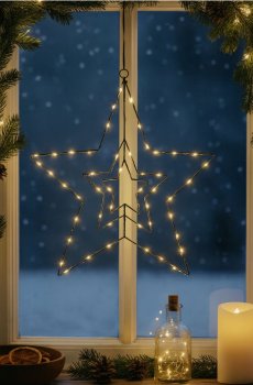 Різдвяна LED-лампа - чорний