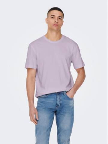Only & Sons Футболка 22025208 Фіолетовий Regular Fit Only & Sons Футболка 22025208 Фіолетовий Regular Fit