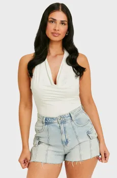 Женское белое боди Белый M Tally Weijl SBOPEDYNAMO