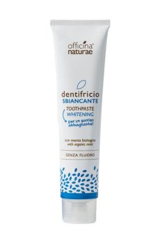 Натуральная гелевая зубная паста Officina Naturae Whitening Toothpaste Mint отбеливающая, алюминиевая упаковка, 75 мл