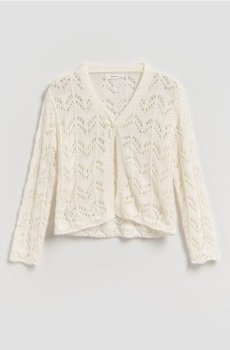 Reserved - Трикотажний кардиган - кремовий - 815IE-01X