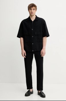 Брюки с примесью льна BARENA VENEZIA Camicia Mola